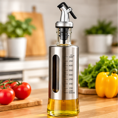 Aceitero De Vidrio De 500 ml