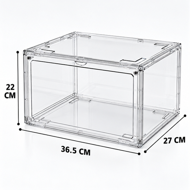 Caja Organizadora Con Tapa Lateral Magnética - Modelo L