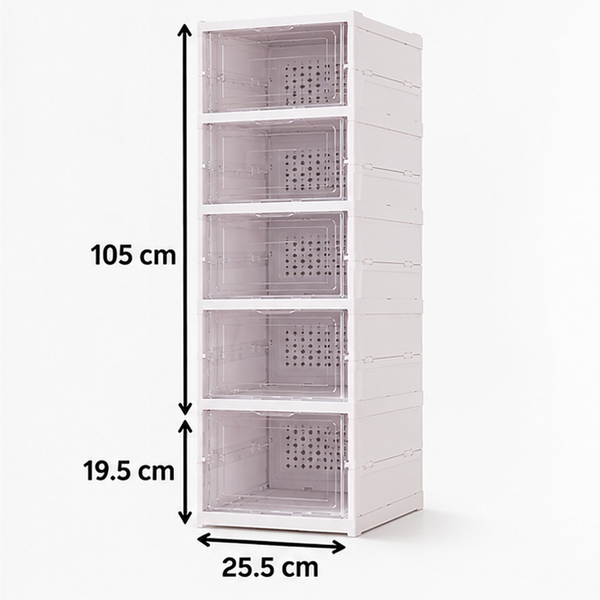 Estante Organizador Para Zapatos de 6 Niveles Blanco